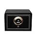 Produktbild GUOOK Luxus 4 Uhren Automatik Uhrenbeweger Box Antimagnetic Mute Mechanische Wickelbox, Fingerabdruck und Notschlüssel offen, Doppelalarm Eingebautes LED-Licht