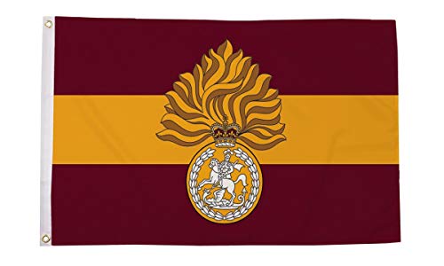 Bandiera Royal Regiment Of Fusiliers Del British Army 150X90Cm - Bandiera Forze Armate Britanniche 90 X 150 Cm - Az Flag