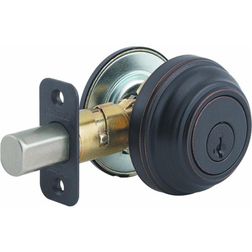 Kwikset 980 Single Cylinder Deadbolt featuring SmartKey® in Venetian Bronze