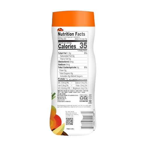 Once Upon a Farm Organic Baby Fruit & Veggie Puffs, Mango, Coconut & Carrot,1.5oz