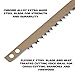 GreatNeck BS21 Bow Saw Blade, 21 Inch | Makes Quick Work of Green Wood | Extra Hard Chrome Alloy Steel Blade | Rust Resistant | Fits any 21 Inch Bow Saw Frame | Fits GreatNeck BB21 Bow Saw