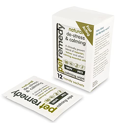 Pet Remedy Natural Calming Wipes pack of 12