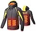 Beheizte Jacke Für Herren/Damen, Winddicht Warm Heizjacke Mit 3 Heizstufen Und 3 Heizzonen Für Winter Outdoor-Sportarten Wandern Jagd (Color : Gray, Size : XXL)