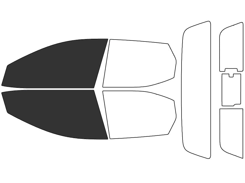 Rvinyl Window Tint Kit Compatible with Hyundai Santa Cruz 2022-2024 - Front Precut Kit - 20%