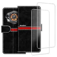 Coque Portefeuille Doogee S200 X + 2 Verres Trempés - Protection Complète Avec Rangement Cartes - 4