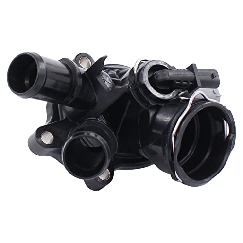 MOTOKU Engine Coolant Thermostat Assembly w/housing Gasket for Mercedes-Benz C250 SLK250 2012-2015