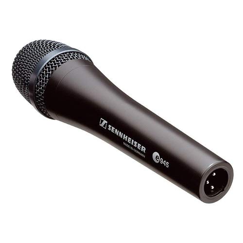 Sennheiser E945 Supercardioid Dynamic Handheld Vocal Microphone With Tripod Microphone Stand & 20' Xlr Cable #TOP2