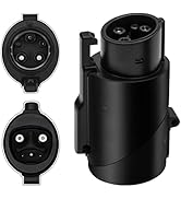 Hansshow Tesla to J1772 Charging Adapter, Max 80 Amp & 250V, Tesla to J1772 Adapter for Tesla Hig...