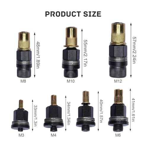 Écrous à riveter M3-M10 en acier au carbone SEAFRONT pour filetages durables - 5