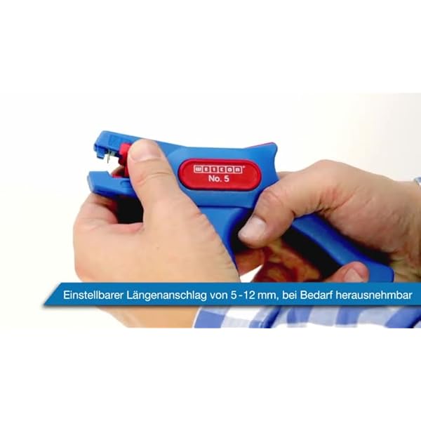 WEICON TOOLS Abisolierzange No. 5 | Automatische Abisolierzange fÃ¼r alle gÃ¤ngigen flexiblen und massiven Leiter von 0,2-6,0 mmÂ² – Bild 8
