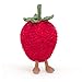 Jellycat Amuseables Strawberry Stuffed Toy, 8 inches - Fruit Plush - Fun Gift Idea