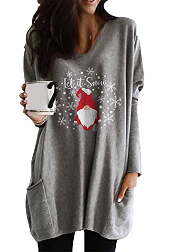 OMZIN Glauben Sweatshirt Frauen Weihnachten Lustige Grafik...