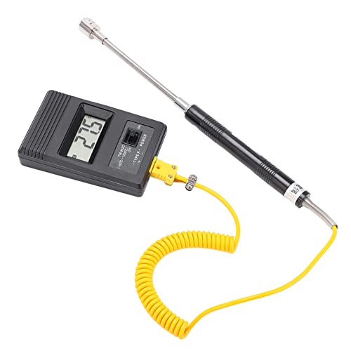 Termocoppia: con una spina standard di tipo K, questo sensore è compatibile con la maggior parte degli strumenti di misurazione della temperatura di tipo K disponibili sul mercato. Garantisce una risposta rapida della misurazione della temperatura e un'elevata precisione per risultati precisi