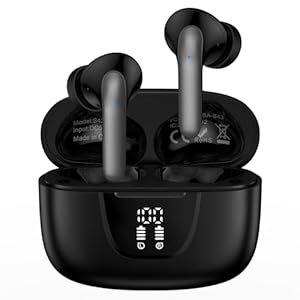 Samsung Wireless Headphones Bluetooth Ear Buds for Samsung Galaxy A17 A16 A36 S25 Ultra S24 S23 S22 S21 Bluetooth 5.3 Earbuds with Mic Noise Cancelling in Ear Earphones 60H Playback with LED Display