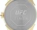 Timex UFC Men's Athena 42mm Watch - Black Strap Black Dial Gold-Tone Case