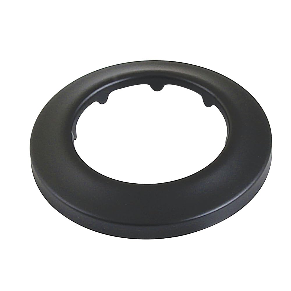 Brida Kingston Brass FL17830 para cubrir huecos de tubería IPS 1-1/2 en negro mate