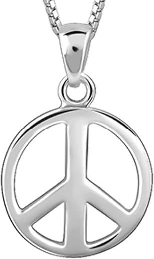 GIVA 925 Silver Heavenly Peace Pendant With Link Chain| Chains to Gift Mens and Boys | With Certificate of Authenticity an...