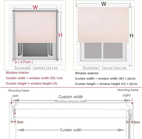 Store enroulable PVC imperméable et résistant au vent