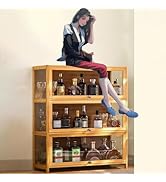 Amazon.co.jp: MDDKOP 酒棚 ワインバーキャビネット 自立式ワイン