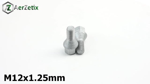 AERZETIX Lot 2 Boulons De Roue M12×1.25 – Compatible OE 11294235 13230325 13230425 Opel Peugeot Citroën