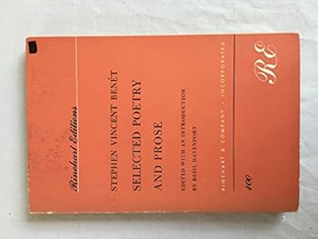 Paperback Stephen Vincent Benet Selected Poetry and Prose Book