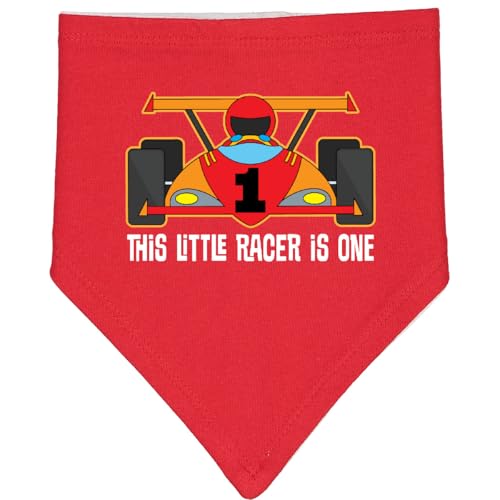 inktastic Racing Themed 1st Birthday Car Baby Bandana Bib