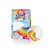 Simba 105953451 – Glibbi Boom Regenbogenbombe, Badewannenspielzeug für Kinder ab 3 Jahren, bunter Schaum für die Badewanne, Badebombe, Regenbogen Badewolke