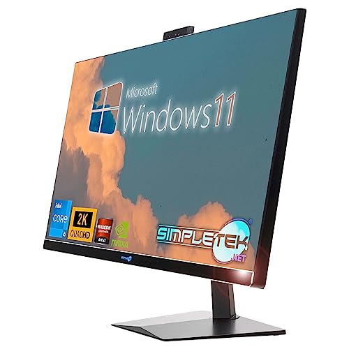 SIMPLETEK – PC AIO All In One 27" FHD Core i5 Windows 11 | 8GB RAM SSD 240GB | Leistungsstark, schnell, Unterhaltung – Bild 3