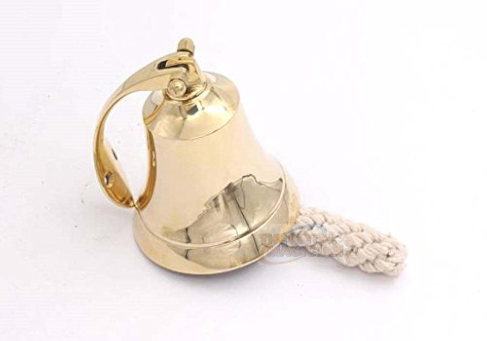 Solid Brass Ship Wall Mountable Bell, Decorative