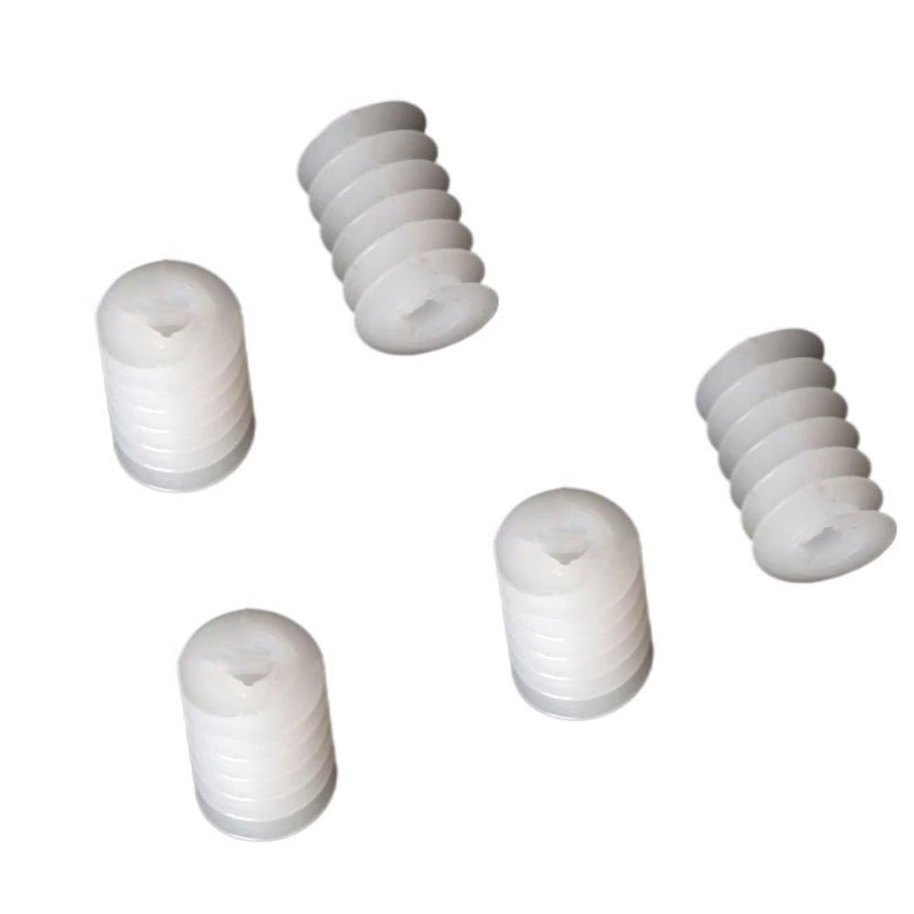 Shaft Pinion 5pcs Plastic Worm Gear 2mm Tight Fit Shaft Motor Gear 0.5 Module 6mm Diameter 8mm Length Worm Turbine Gear Rod Motor Transmission