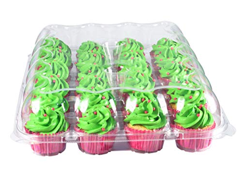 Katgely 24 Pack Cupcake Boxes - Set Of 4- Plastic Cupcake Containers #TOP1