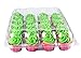 Katgely Cupcake Containers 24 Count (pack of 6), Clear Plastic Cupcake Carriers for 24 Cupcakes, Deep Dome, Stackable, Disposable & BPA-Free