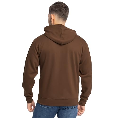 Image of Fruit of the Loom Eversoft Fleece Full Zip Hoodie Sweatshirt