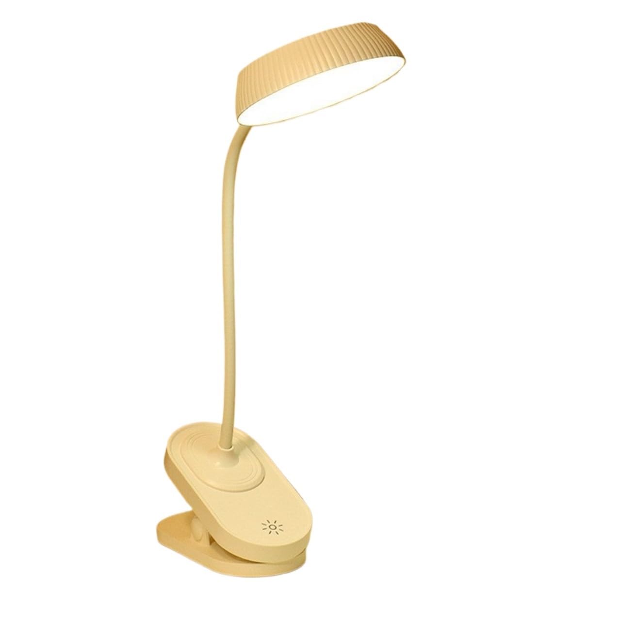 Lampada Scrivania Lampada da Scrivania con Clip, Luce USB for La Cura degli Occhi, for Casa E Ufficio, Controllo Touch Protezione Occhi(White)