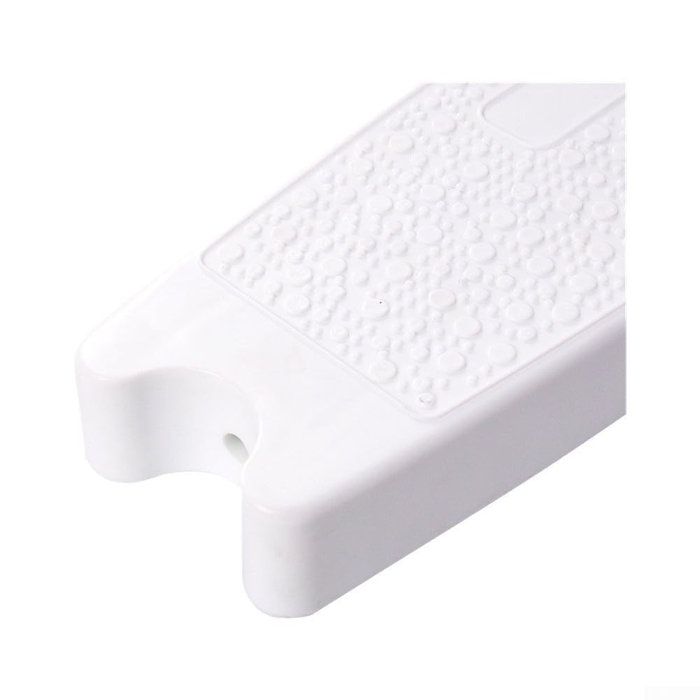 Lot de 2 marches de rechange antidérapantes pour échelle de piscine Blanc