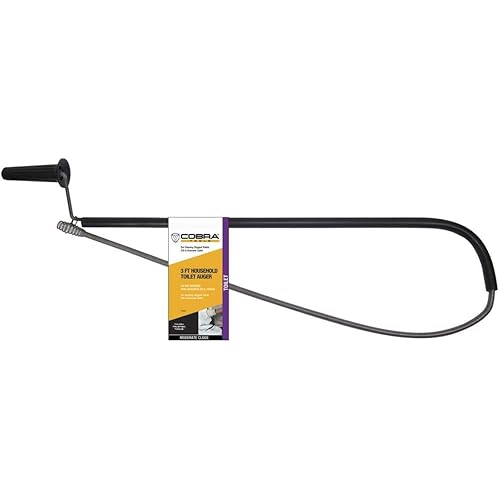 Cobra Products 40030 3/8" by 3' Home Toilet Auger