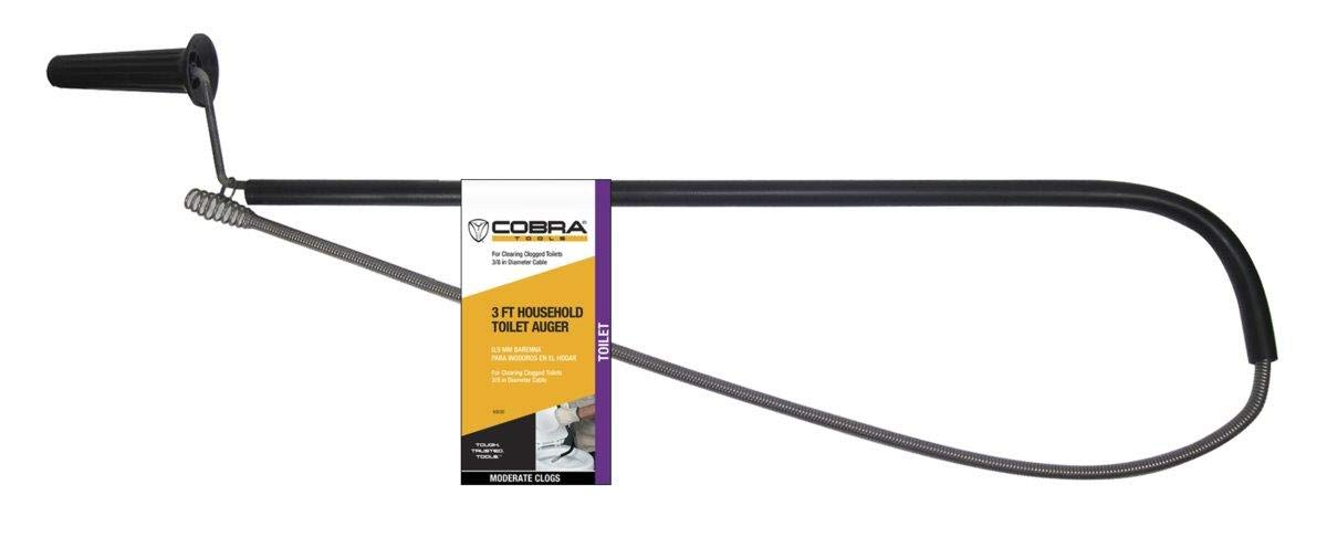 Cobra Products 40030 3/8-Inch by 3-Feet Home Toilet Auger