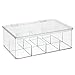 mDesign Organizador de plástico multiuso - Perfecto como caja para medicamentos o...