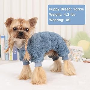 Dog Sweaters for Small Dogs Fleece Small Dog Pajamas Pet Clothes Cat Sweater Fall Winter Warm Puppy Clothes Boy Girl Small Dog Outfits Jumpsuits Dog Pajamas for Chihuahua Yorkie Dog Sweaters for Small Dogs Fleece Small Dog Pajamas Pet Clothes Cat Sweater Fall Winter Warm Puppy Clothes Boy Girl Small Dog Outfits Jumpsuits Dog Pajamas for Chihuahua Yorkie
