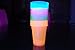 DirectGlow 12oz Neon Assorted Blacklight Reactive Soft Plastic Cups (Multicolor, 20)