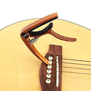 WGOEODI Capo de Guitare en Alliage d’aluminium, Capo de Guitare Classique Acoustique à Changement Rapide, Bois Clair - Les Beatles, Paul McCartney, John Lennon, RIngo Starr, George Harrison WGOEODI Capo de Guitare en Alliage d'aluminium, Capo de Guitare Classique Acoustique à Changement Rapide, Bois Clair – Image 3