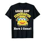 Look Out Kindergarten Here I Come T-Shirt Kid Back to School