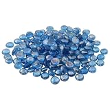 Generisch Glasnugget 17-19 mm Helles Kobaltblau Glas 1.055kg