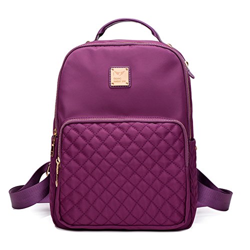 Sac de messager occasionnel rhombique finitions soignées en nylon noir