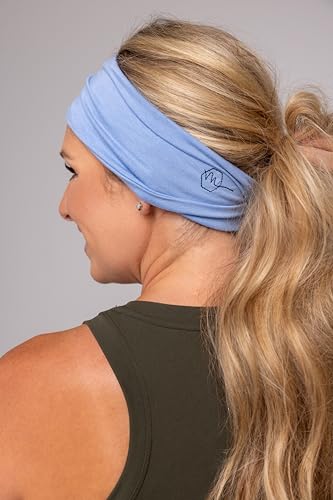 Image of Maven Thread Wide Workout Headbands for Women - Non-Slip Sweatbands for Gym, Running & Yoga
