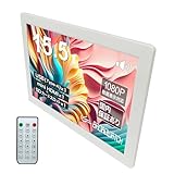 Broadwatch モニター LCD デジタルフォトフレーム 縦型 15.5インチ HDMI接続対応 デジタル サイネージ 壁掛け 自立 スタンド付き ディスプレイ 小型 薄型