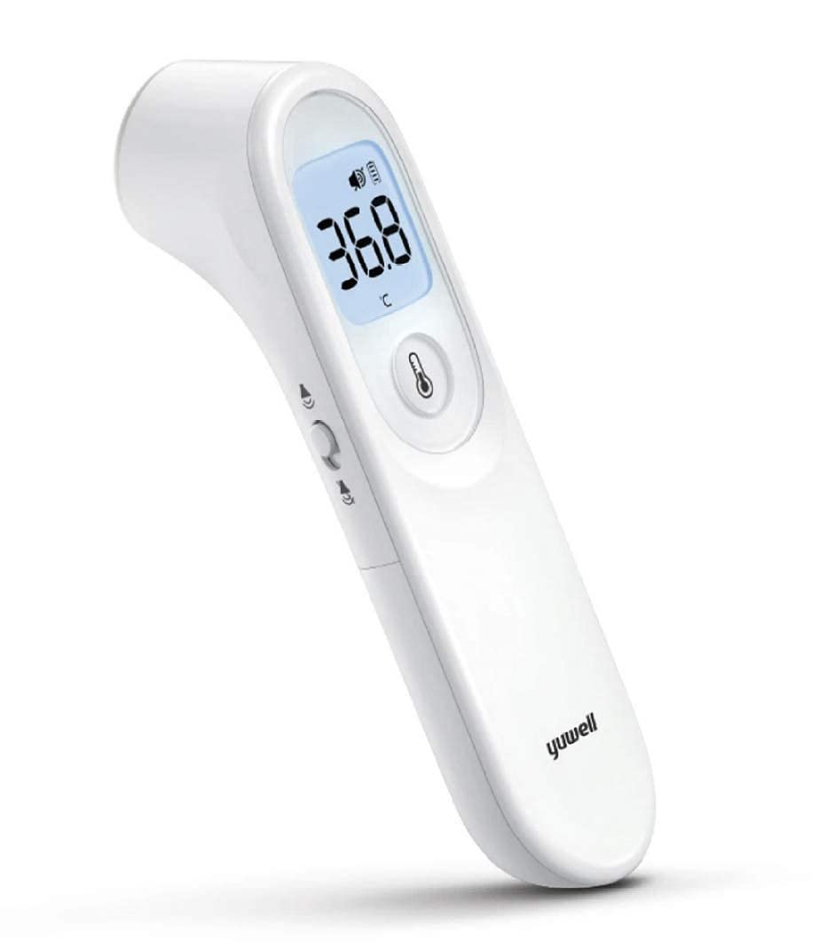 Yuwell Infrared IR Non-Contact Forehead Thermometer (White)-image-21