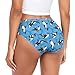 JHKKU Orca Killer Whale Underwear for Women's Panties Soft Breathable Hipster Bikini Briefs M