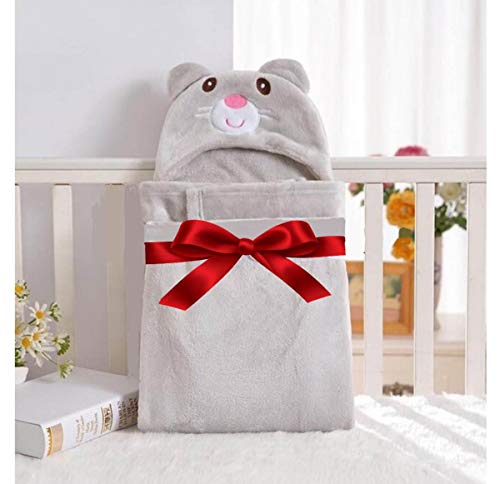 Image of BRANDONN Baby Blanket New Born Soft Coral Wrapper Cum A /C Blanket for Baby Boys and Baby Girls