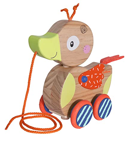 Peluche canard Eichhorn multicolore idée cadeau de naissance idéale